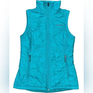 Columbia Omni Heat Teal/green Puffer‎ Vest Sz Small